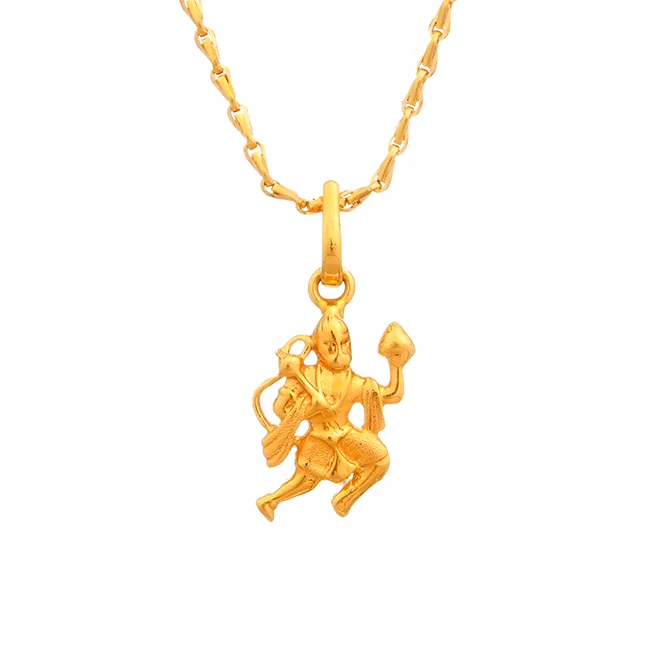 22 KT PENDANT WITH CHAIN 1