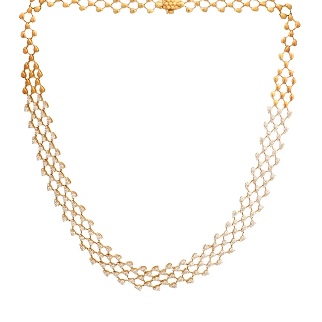 18 KT DIAMOND NECKLACE 4